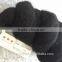 dyed black Chinese wool top, 22mic, 75mm