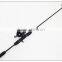 fishing combo with closed face baitcasting reel