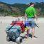 folding beach cart with balloon wheel