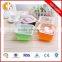 Disposable plastic square food container