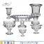 clear crystal heavy fruit plate with stand for home decor