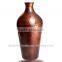 New style home decoration vase tall hammered low cost metal vase