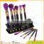 15-Hole Acrylic Black Cosmetic Makeup Brush Toothbrush Shaped Brush Display Holder Stand Organizer