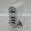 Factory All in One 5 Port USB desktop socket charger ac dc 5usb adapter with ac cbale power supply OEM ODM free shipping