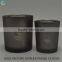 Elecplated light red glass votive candle holders