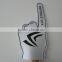 white big cheering hand gloves with logo print