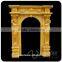 china stone carving home decoration archway red door marble frame sculpture