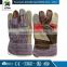 JX68E516 Industrial Knit Wrist Non Slip golden cow split leather glove