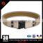 Lightweight loop and hook tactical pp ribbon plastic buckle camoufalge belt for army