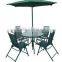Outdoor Leisure Table And Chair Patio Sling Dining Set Graden Furniture