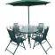 Outdoor Leisure Table and Chair Patio Sling Dining Set Graden Furniture