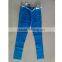 cotton/spandex blue excess inventory pant stock