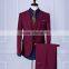 wool slim fit suits for men wedding dress custom mens 3 piece suit Blazer with vest pants suit