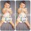 2017 summer children's wear wholesale baby clothes with flowers