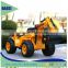 Yellow Big simulation electric truck for riding children