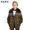 ELPA Fashion Tan kids coat warm winter wear boy wool coat