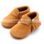 Top selling leather baby shoes of baby moccasins mix colors mix sizes