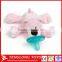 China high quality plush stuffed pacifier plush toy for infant baby