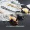 304 stainless steel spoon / jaxn gold plating skeleton coffee honey tea spoon and fork /fancy dessert jam spoon