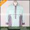 OEM bolsillo interior spread collar men's reflective work uniform shirts