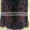 knitted collarless fox fur coat sex fur parka