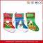 Custom christmas plush decoration toy stocking