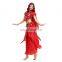BestDance Belly Dance Costume Set Indian Dance Shiny Bells Top Highlights Skirt