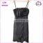 Latest dress design spaghetti stripe chiffon dresse fashion dresses for women