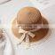 Custom paper hats straw hat with lace for children
