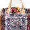 Gypsy banjara leather fringe tote bags- Genuine Banjara leather fringe handbag-Indian Vintage Leather Fringe Bag-