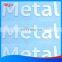 laser cutting silver glossy PET sticker with 3M adhesive
