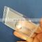 Clear hard plastic vertical card holder for RFID tag