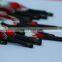 top quality black decorative shoelace aglet shoe laces tip for asics running shoes