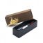 Personalized eco custom hot foil gold logo hard rigid sliding cardboard luxury wine bottle gift packaging paper box
