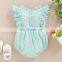 Butterfly Sleeve Baby Romper Ruffle Lace Bodysuit One Piece Jumpsuit