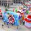 2020 outdoor all in one kids 5K Santa party inflatable obstacle course for events