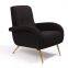 High Back Upholstered Lounge Armchair