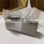 Stainless Steel Handrail Stair Railing Fittings Hardware Rectangular square Glass to Glass Door Hinge Clamp