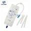 Hospital Use Medical PVC Material 750ml 1500ml Disposable Urine Bags With Leg Hanging Elastic Strap
