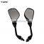 China wholesaler three wheel spare body parts Bajaj pulsar motorcycle convex rear view side mirror
