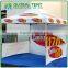 Custom Print Aluminum Folding Pagoda Tent 3x3m ( 10ft X 10 ft), printed canopy & valance, back wall&2 half side wall