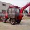 china mini wheel loader with front end loader and backhoe