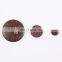 Round 2 Holes Sewing Natural Bulk Custom Coconut Shell Buttons For Shirts