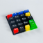 OEM Multi Color Pantone Silicone Credit Card Machine Keypad