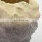 modern stone texture unique shape gradient color ceramic vase