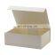 Wholesale luxury ivory color custom logo hamper gift boxes with magnetic lid