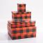 Custom Color Cardboard Paper Christmas Eve Ribbon Decorative Gift Box