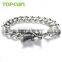 Topearl Jewelry 2016 Trending 316 Stainless Steel Dragon Head Link Chain Bracelet MEB111