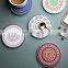 Coasters Unique Beer Coffee Bar Tea Round Custom Set Holders Macrame Ceramic Absorbent Diatomite Cork Cup Mat Coasters For Drink