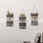 Rustic Home Wall Decor Floating shelf with Hydroponic Vase Creative Hanging Mason Jar Room Decoration